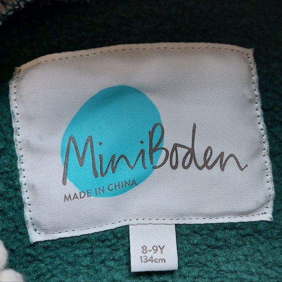 Mini Boden vguc hooded sweatshirt 8-9 years - Picture 10 of 16